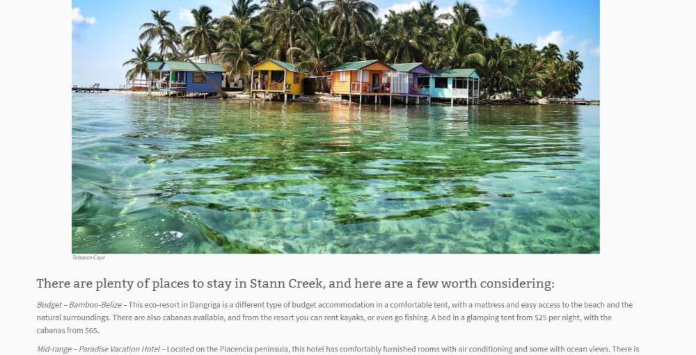 Go See Write Belize Sponsored Post with a Hotel