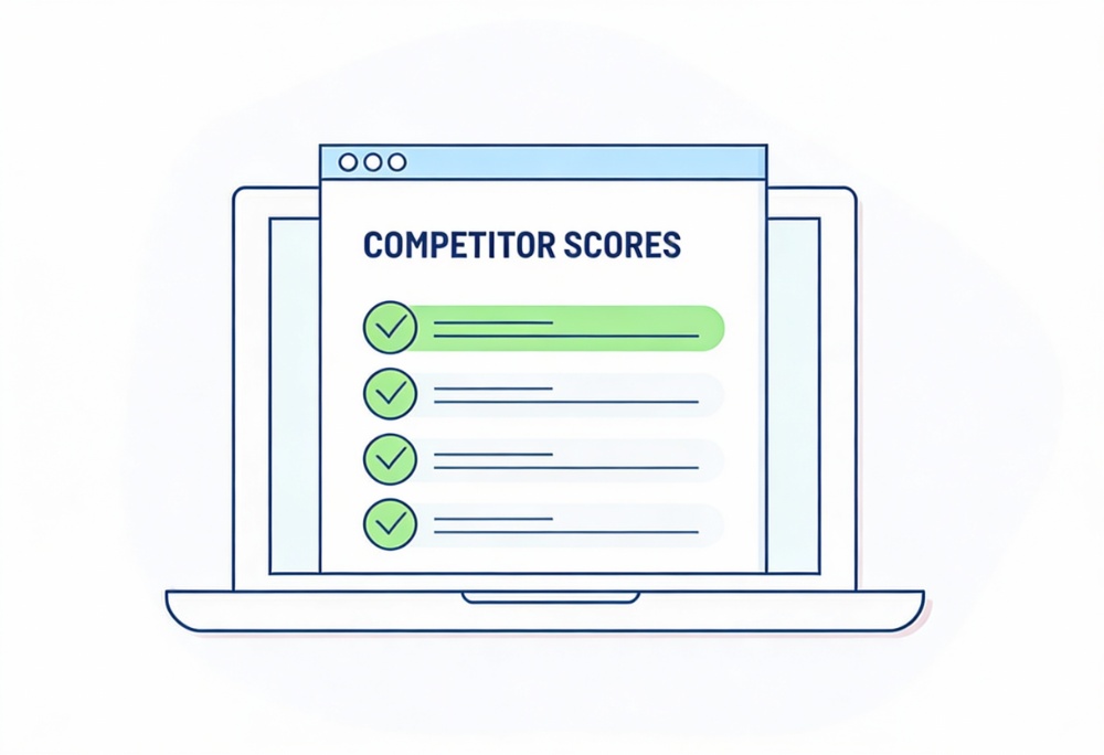 competitor-scores-search Competitor SEO scores in search results to optimize for best results